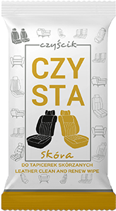 Čistiaca utierka na čistenie a impregnáciu kožených sedačiek a výrobkov